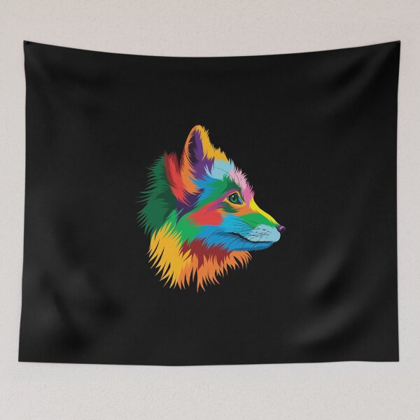 Item preview, Colorful Wolf designed and sold by gabrieltiveron.