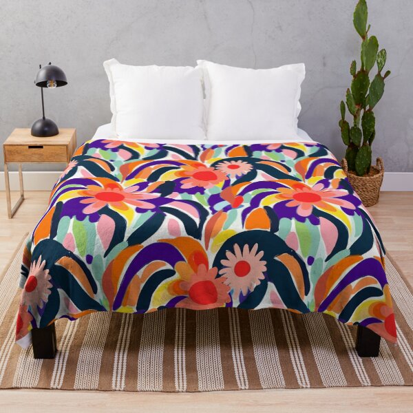 Item preview, Bold flowers and stripes summer joy designed and sold by Alessandro Remo Mazzoni Remotextiles.