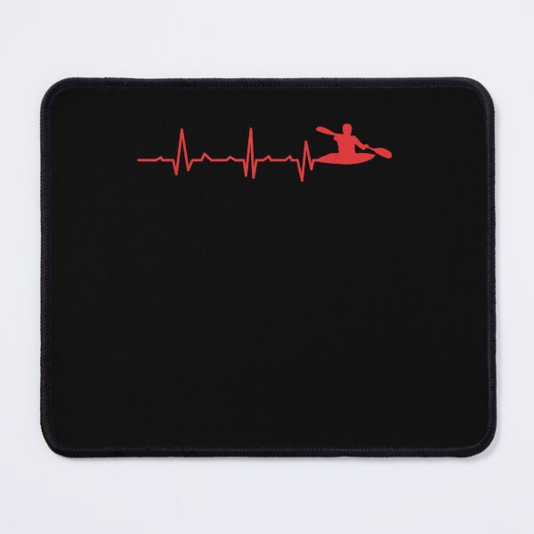 Item preview, kayaking heartbeat  paddling cool lifetime kayak T-Shirt designed and sold by Ramky-Art-Board.