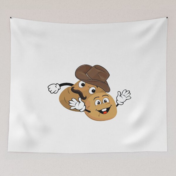 Item preview, Funny potato  designed and sold by GOLDENGARDENART.