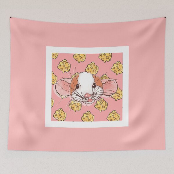 Item preview, The little mouse who dreams of cheese designed and sold by MaybeBbArt.
