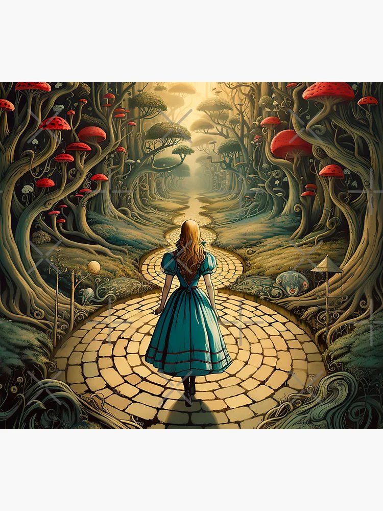 【ALICE IN WONDERLAND】手描き イラスト アート Alice in Wonderland① 多いので2回に分けます #不思議の国の