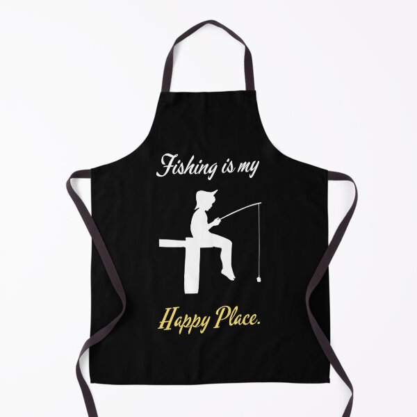 Item preview, FISHING IS MY HAPPY PLACE. FUNNY GIFTS FOR ANGLERS. designed and sold by light-artist.