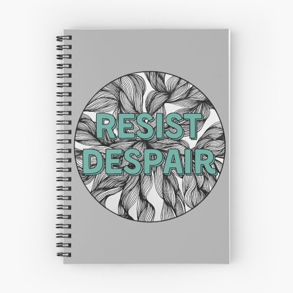 Item preview, Resist Despair Zentangle Green designed and sold by Madeleine39.