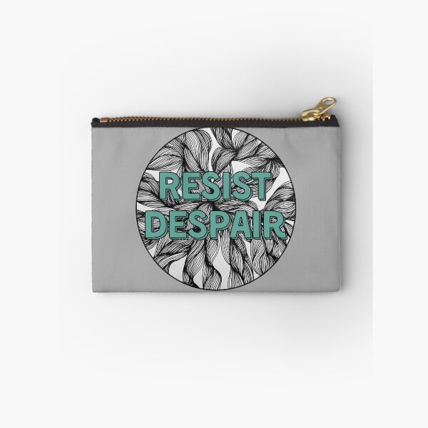 Item preview, Resist Despair Zentangle Green designed and sold by Madeleine39.