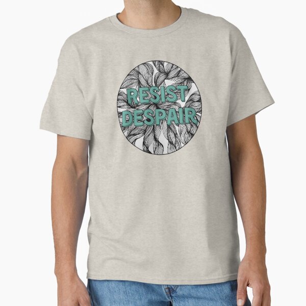 Item preview, Resist Despair Zentangle Green designed and sold by Madeleine39.