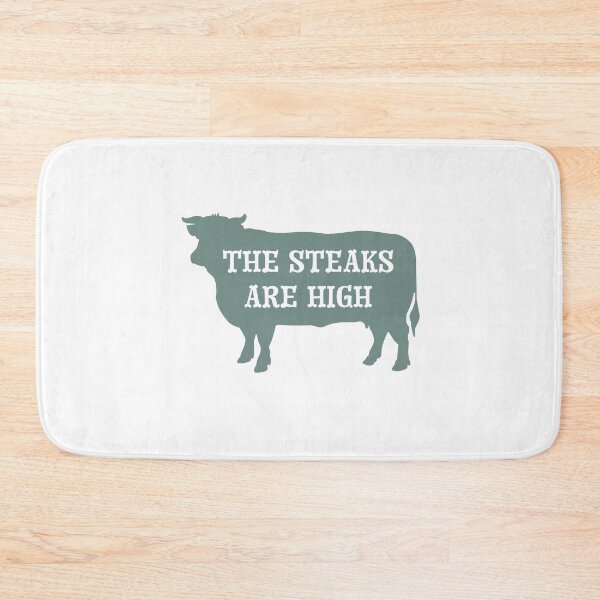 Item preview, Funny Cow Pun The Steaks are High designed and sold by whyitsme.