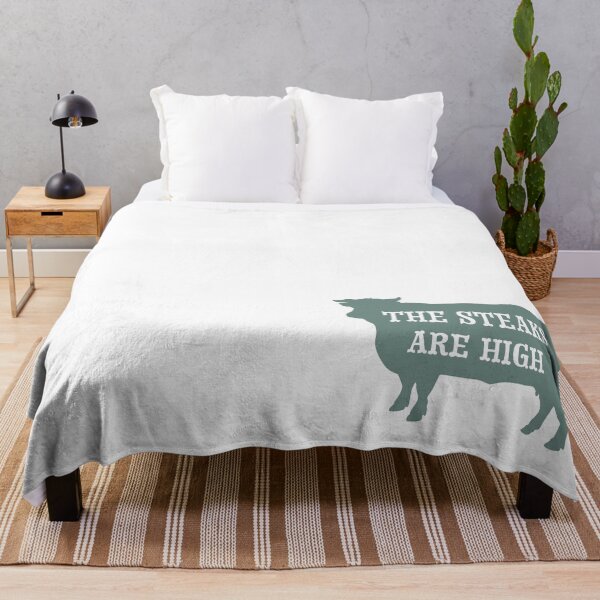 Item preview, Funny Cow Pun The Steaks are High designed and sold by whyitsme.