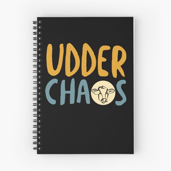 Item preview, Funny Cow Pun Udder Chaos designed and sold by whyitsme.