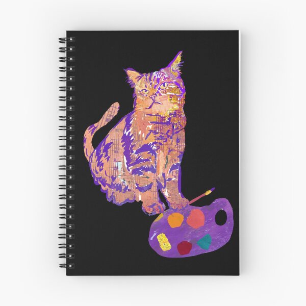 Item preview, Annoyed Artistic Cat Painting designed and sold by ginaisarty.