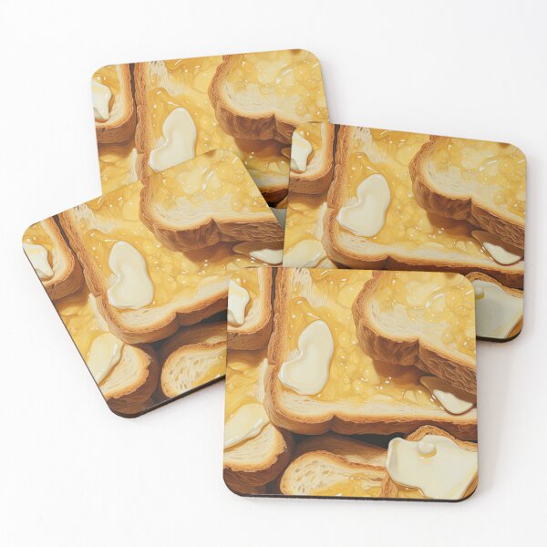 Item preview, Hot Buttered Toast Pattern designed and sold by Shannon Hilson.