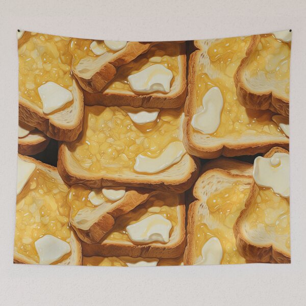 Item preview, Hot Buttered Toast Pattern designed and sold by Shannon Hilson.