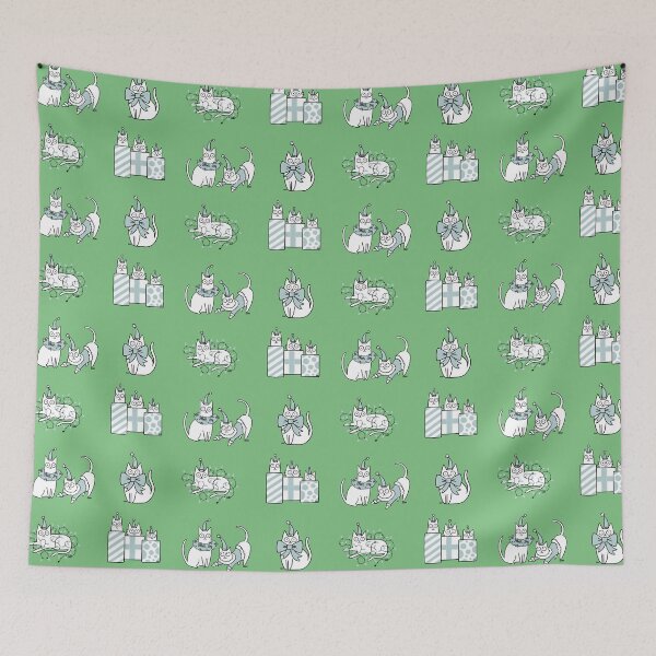Item preview, Winter Cats with Hats Set designed and sold by SamHoweMeow.