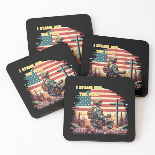 Item preview, I STAND FOR THE FLAG KNEEL FOR THE CROSS FAMILY, MOM, DAD, GIFT, PYJAMAS designed and sold by carlos crane.