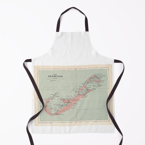 Item preview, Bermuda 1923 Map Print designed and sold by VoyagerVintage.