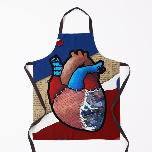 Item preview, collage heart realistic heart - surrealist - surrealism- wird heart conceptual art designed and sold by PizzaAnitashop.