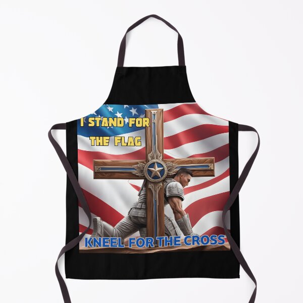 Item preview, I STAND FOR THE FLAG KNEEL FOR THE CROSS, CHRISTIAN, MOM, DAD, GIFT, PYJAMAS designed and sold by carlos crane.