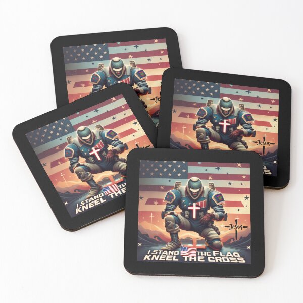 Item preview, I STAND FOR THE FLAG KNEEL FOR THE CROSS, CHRISTIAN, MOM, DAD, GIFT, PYJAMAS designed and sold by carlos crane.
