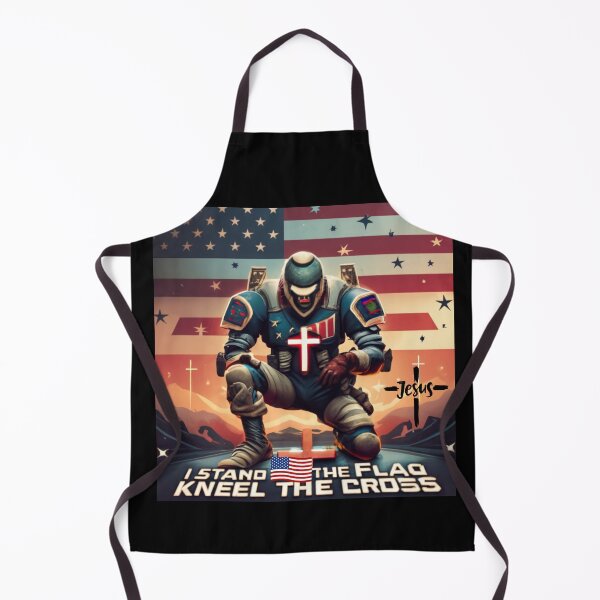 Item preview, I STAND FOR THE FLAG KNEEL FOR THE CROSS, CHRISTIAN, MOM, DAD, GIFT, PYJAMAS designed and sold by carlos crane.