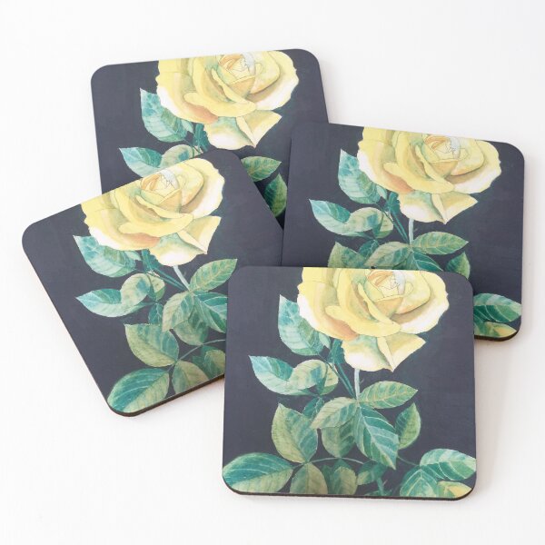 Item preview, Yellow Rose watercolour painting  designed and sold by esvb.