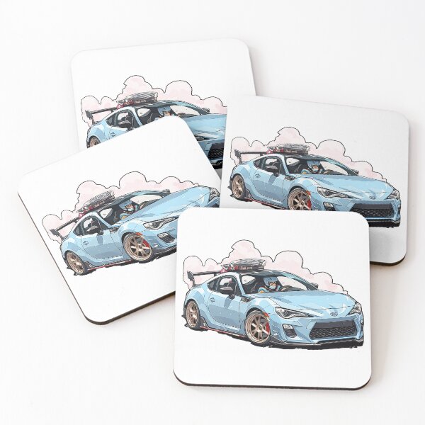 Item preview, Kawaii FRS Toyota 86 Sticker designed and sold by Martin-Designs.