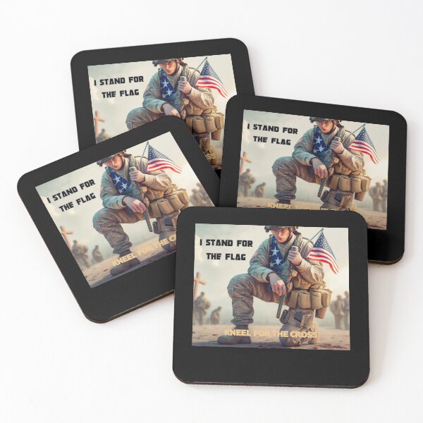 Item preview, I STAND FOR THE FLAG KNEEL FOR THE CROSS, CHRISTIAN, MOM, DAD, GIFT, PYJAMAS designed and sold by carlos crane.