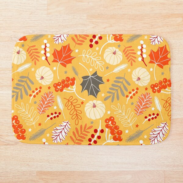 Item preview, Autumn Season Pumpkin Berries Leaves  designed and sold by Nicola-Rowe.