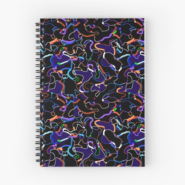 Item preview, Abstract digital funny black designed and sold by Alessandro Remo Mazzoni Remotextiles.