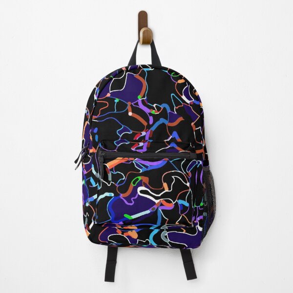 Item preview, Abstract digital funny black designed and sold by Alessandro Remo Mazzoni Remotextiles.