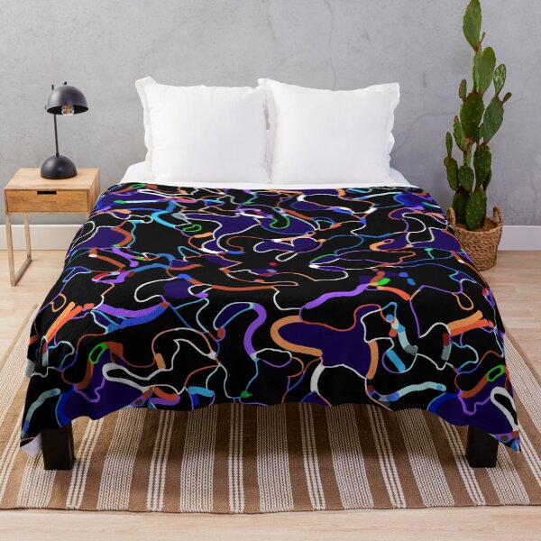 Item preview, Abstract digital funny black designed and sold by Alessandro Remo Mazzoni Remotextiles.