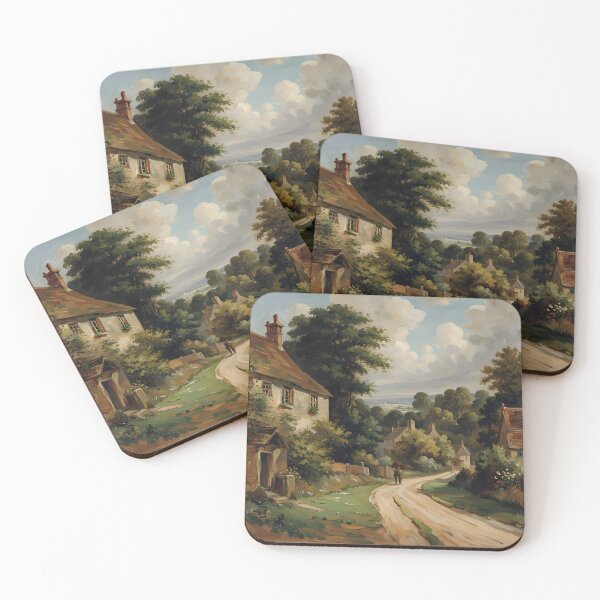 Item preview, Country Village designed and sold by Fire In The Sky Designs.