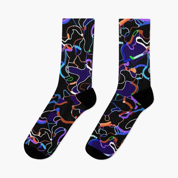 Item preview, Abstract digital funny black designed and sold by Alessandro Remo Mazzoni Remotextiles.