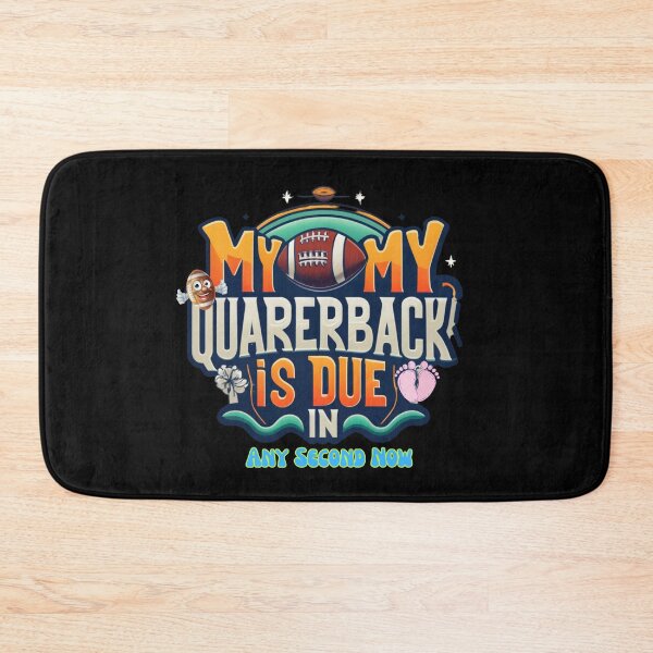 Item preview, MY QUARERBACK IS DUE ANY SECOND, MOM, DAD, GIFT, PYJAMAS designed and sold by carlos crane.