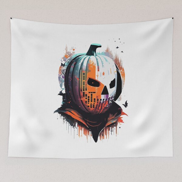 Item preview, Ethereal Apparition: A Cyberpunk Halloween Dream designed and sold by H Jonas.