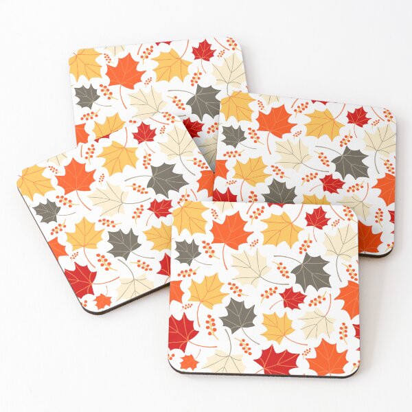 Item preview, Autumn Seasonal Botanical Leaves pattern designed and sold by Nicola-Rowe.