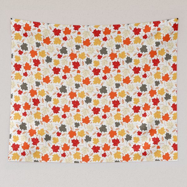 Item preview, Autumn Seasonal Botanical Leaves pattern designed and sold by Nicola-Rowe.