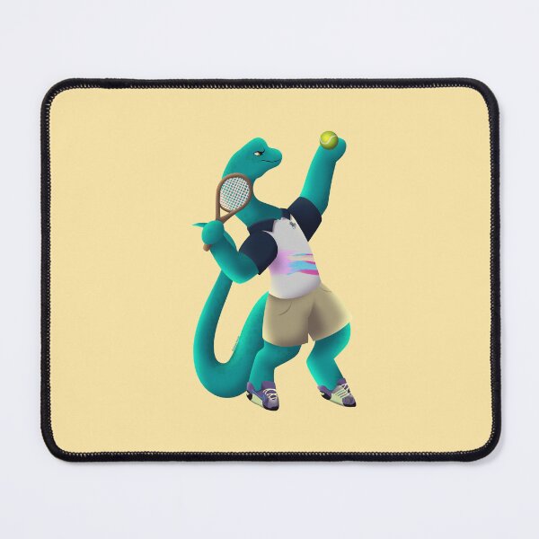 Item preview, Tennis dino Blue designed and sold by inumaru-hokashi.