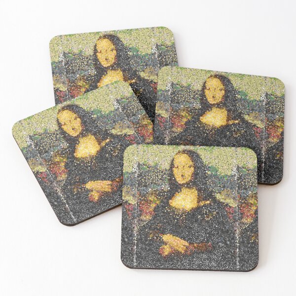 Item preview, Mona Lisa made of emojis designed and sold by NoRandom.