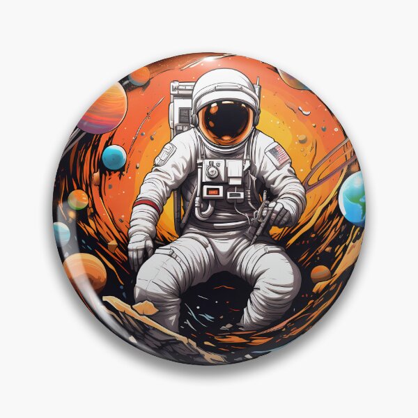 Item preview, "Discovering the Uncharted: Astronaut's Vision" designed and sold by Art-Vortex-fr.