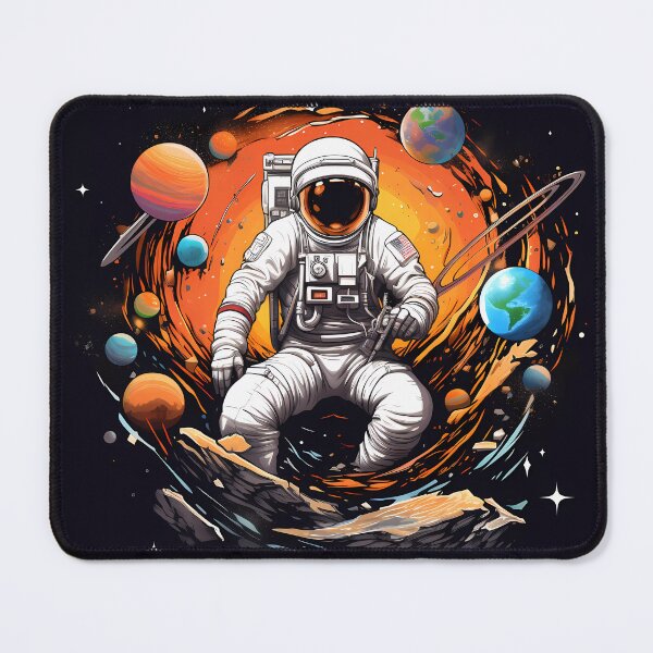 Item preview, "Discovering the Uncharted: Astronaut's Vision" designed and sold by Art-Vortex-fr.
