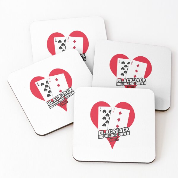Aperçu de l'œuvre Le Blackjack double ses paris sur les casinos 11 Gambling créée et vendue par WondersOfTees.