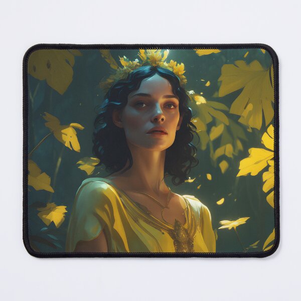 Item preview, Golden Guardian, Amidst a Canopy of Gilded Leaves designed and sold by designsbyflo.