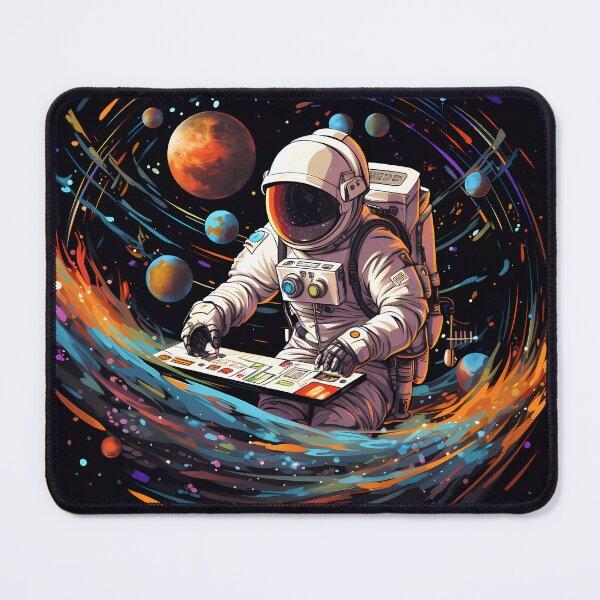 Item preview, "Discovering the Uncharted: Astronaut's Vision" designed and sold by Art-Vortex-fr.
