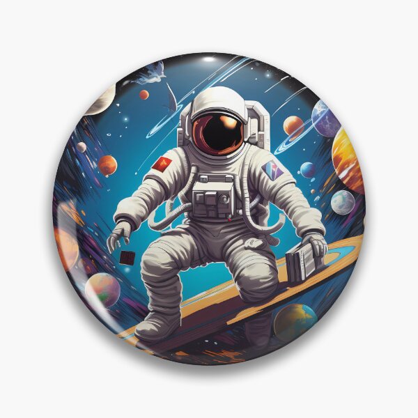 Item preview, "Discovering the Uncharted: Astronaut's Vision" designed and sold by Art-Vortex-fr.