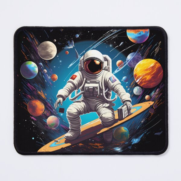 Item preview, "Discovering the Uncharted: Astronaut's Vision" designed and sold by Art-Vortex-fr.