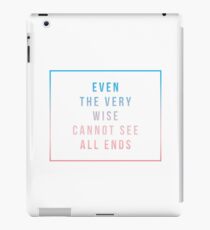 even the very wise iPad Case/Skin