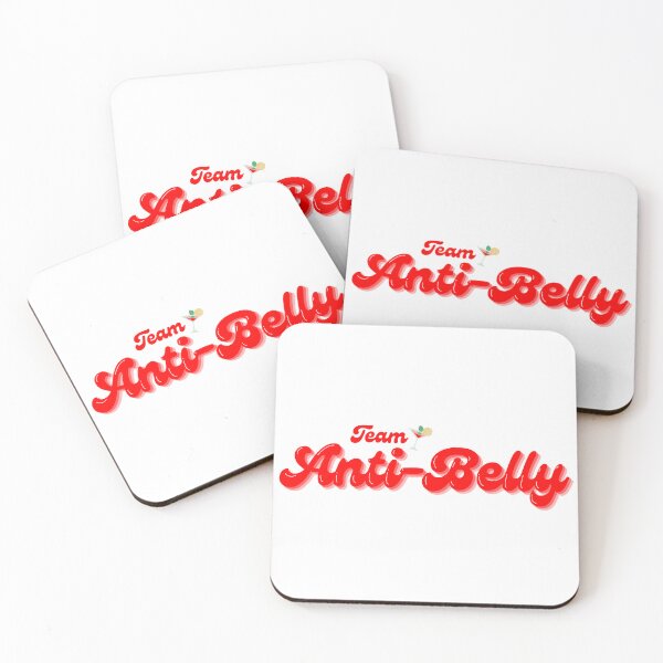 Item preview, Team Anti-Belly! - Sticker designed and sold by Nirvana Ríos.