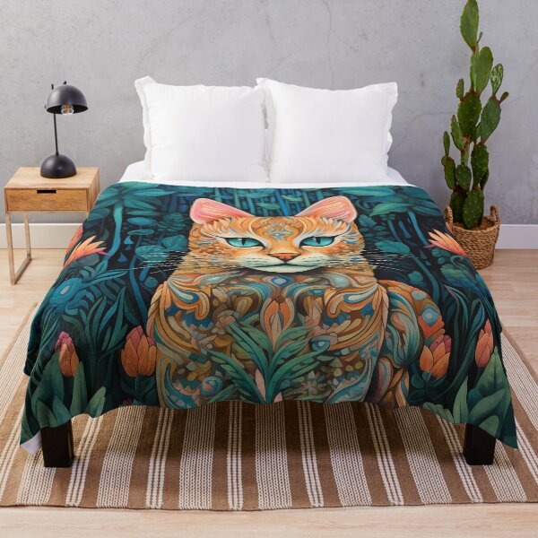 Item preview, "Ghost Cat in the Lush Forest" designed and sold by Art-Vortex-fr.