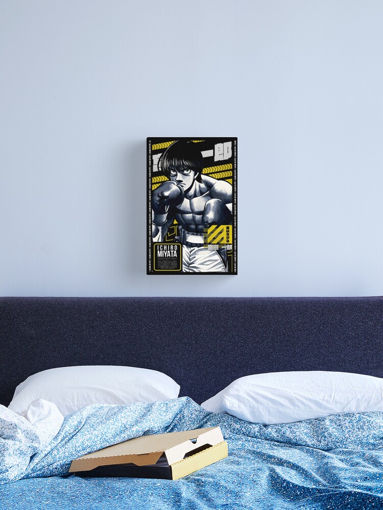 ICHIRO MIYATA, HAJIME NO IPPO, Anime Stars 3.0, BW,  Canvas Print for  Sale by Black Kitsune Argentina