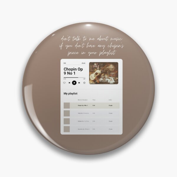 Item preview, frederic chopin playlist - brown designed and sold by Athenasgirl.